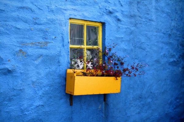 Blue Wall & Yellow Window