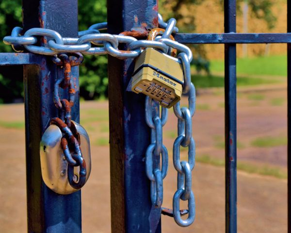 Painted Iron Gate